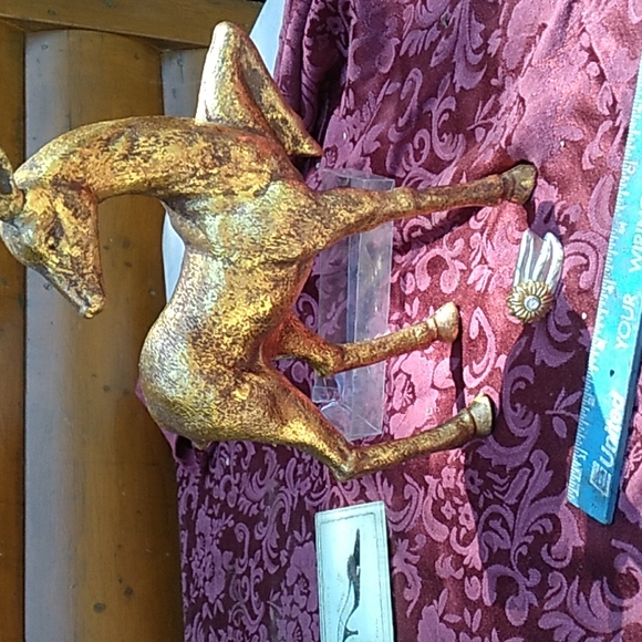 🌻 SUNFLOWER KNIFE RESTS Tournesol  Set of 6 GOLD TONE BEAUTIES 🌻 - Picture 5 of 14